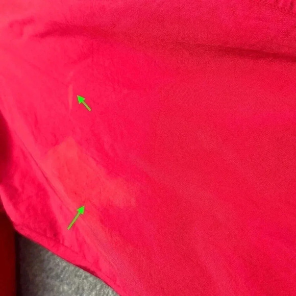 Vintage 80s Kaelin Ski Wear Windbreaker Mens Large Red Pullover Casual Jacket - Picture 10 of 15